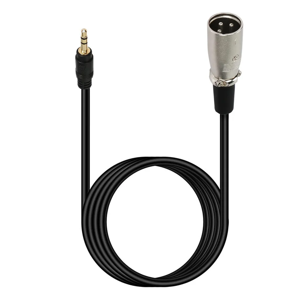 3.5mm Stereo Jack to XLR Male/Female Cable 3PIN XLR to 1/8inch TRS Audio Cable Microphones Speakers Sound Consoles Amplifier