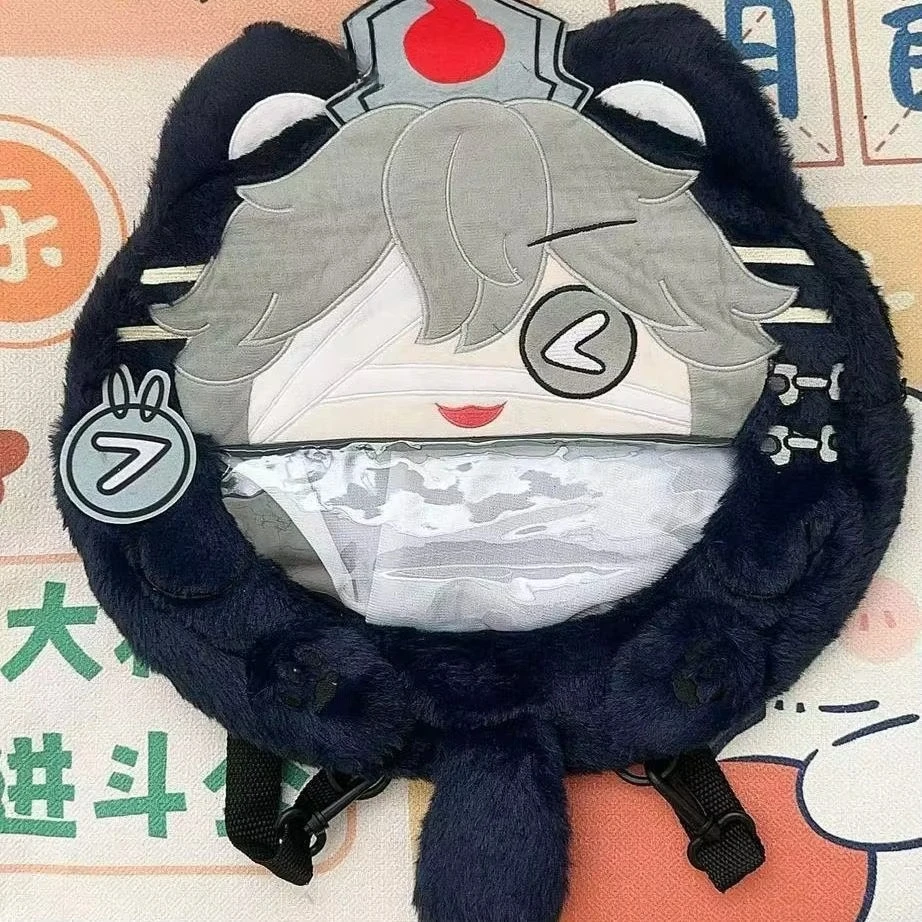 Identity V Robbie blanco Mike Morton Richard Sterling lindo felpa Itabag mochila transparente Kawaii Anime Cosplay bolso  homb