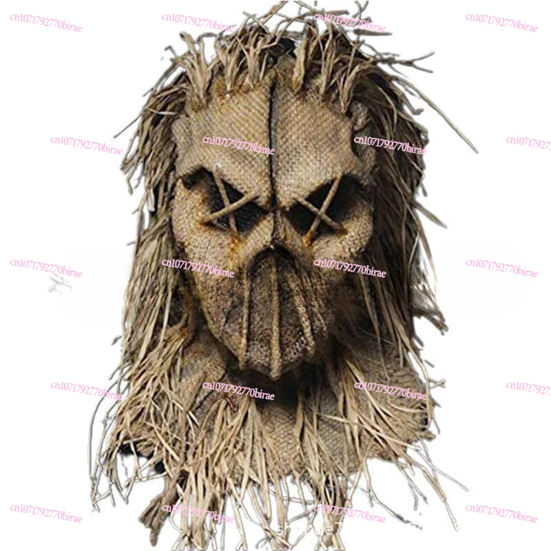 

New Halloween Horror Scarecrow Mask Independent Station Popular Scarecrow Mask Complete Set