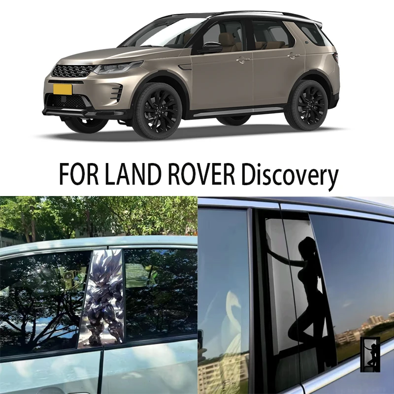 Door Window Decoration Trims Pillar Posts Stickers Auto Styling For LAND ROVER Discovery PHEV Car accessories