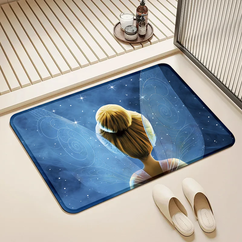 

Disney Tinker Bell Back View Door Mat Non-Slip Washable Floor Rug for Home Bathroom Kitchen Living Room Decor