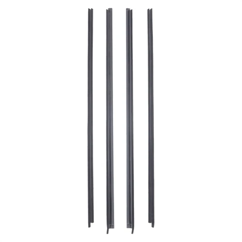 Imagen 2 del producto Sellos de vidrio para ventana de Nissan Navara D21, burlete de goma para interior y exterior, 4 piezas, 1986-1997