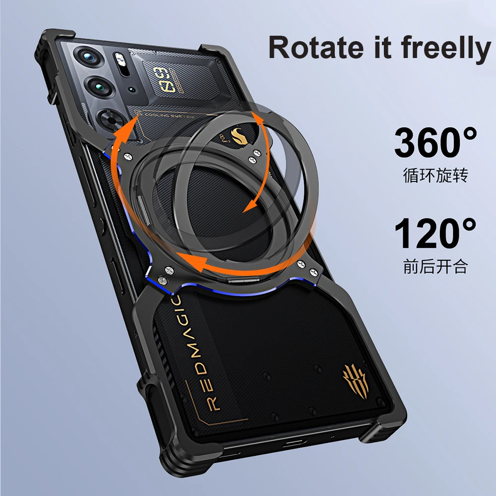 Luxury Metal Case for ZTE nubia Red magic Redmagic 9 Pro 9Pro Plus