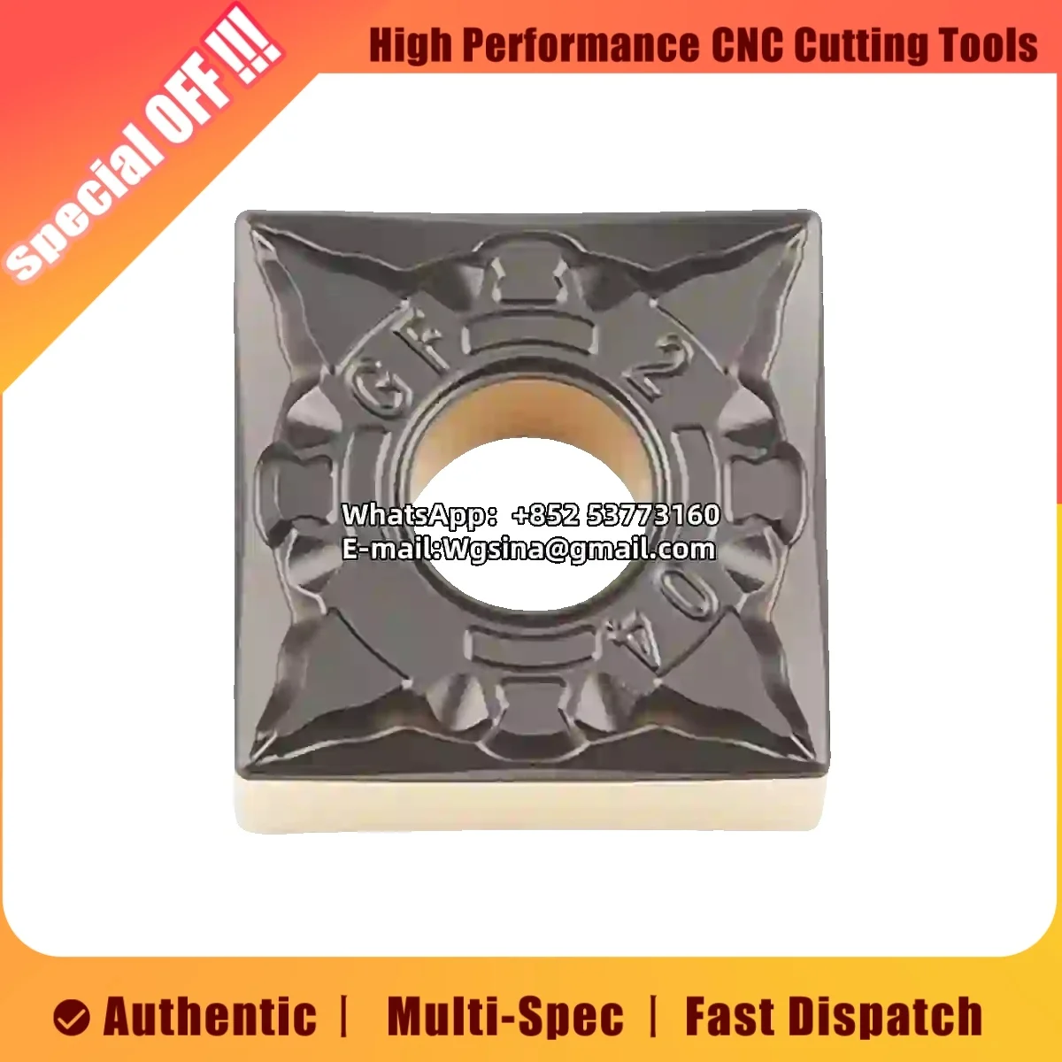 

100% Original Negative Angle Turning Blade SNMG SNMG12 SNMG1204 SNMG120404 SNMG120408 MA HS7125