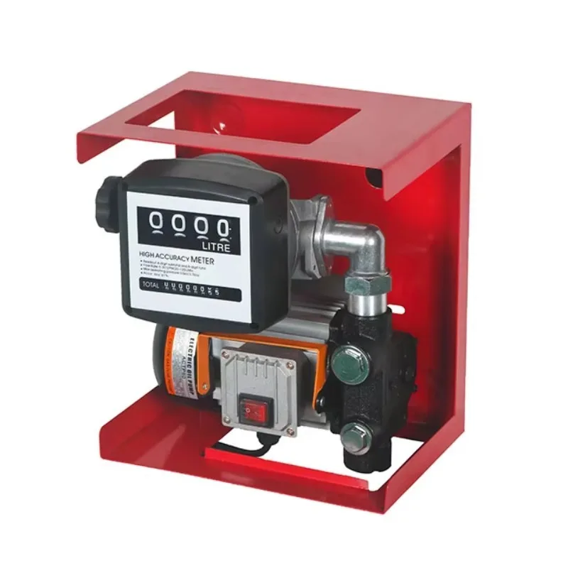 Portable Fuel Transfer Pump Kit 60L Flow Rate Compact AC 110V 220V with Added Fuel Filter for Easy Transport
