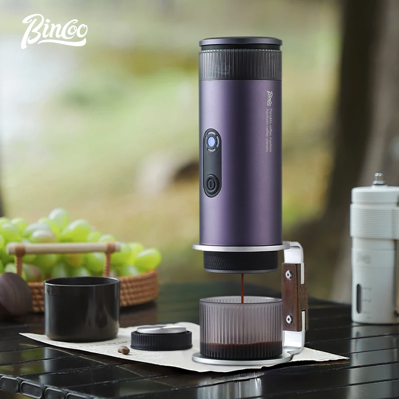 Bincoo Outdoor Electric Coffee Grinder Portable Camping Wireless Heating Concentrated Extraction Coffee Machine  Red Dot Winners