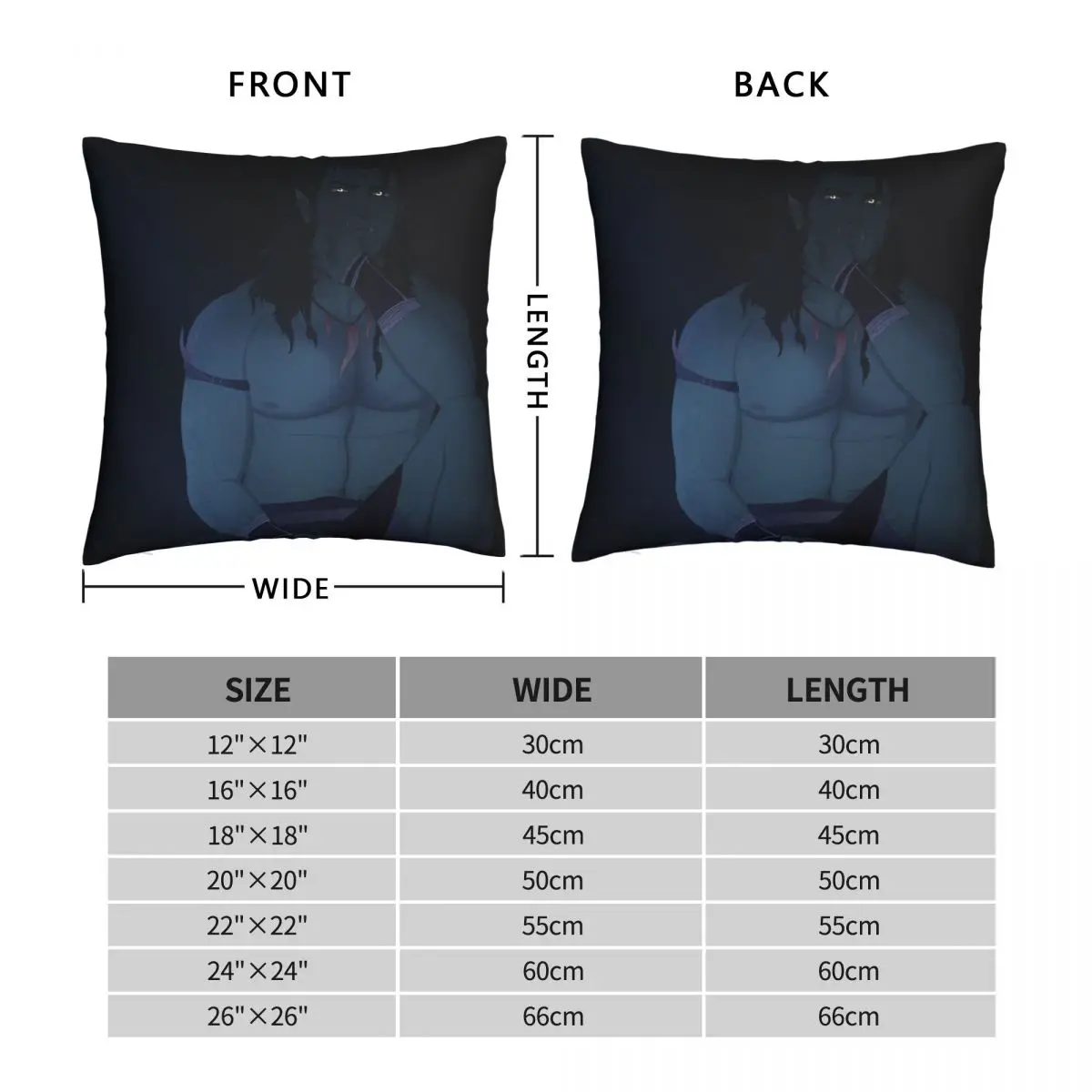 Captured With An Orc By Siren Pillowcase Polyester Linen Velvet Printed Zip Decor Throw Pillow Case Sofa Seater Cushion Cover