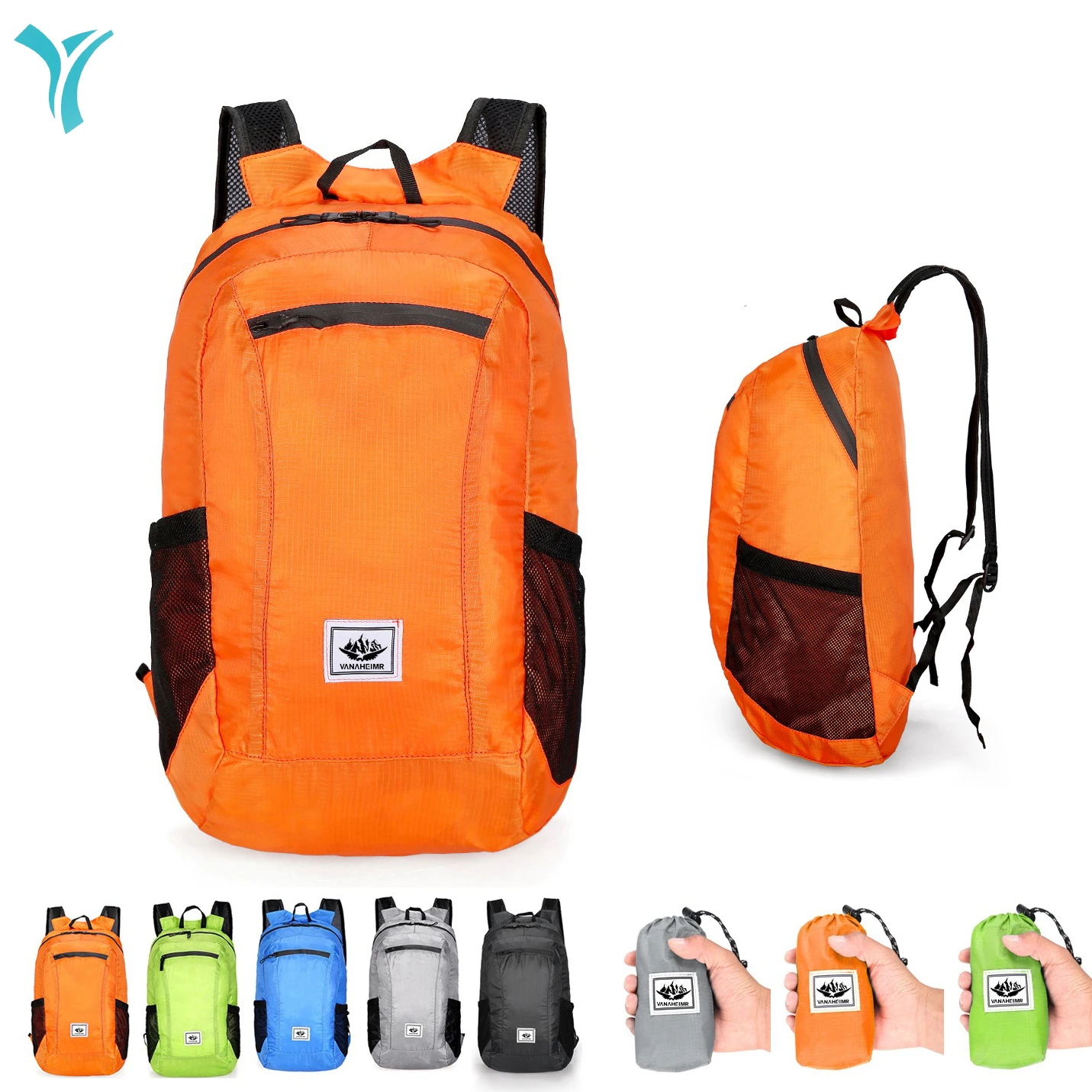 

Ultra-Light Foldable Storage Backpack - Large Capacity, for Travel, Camping, Outdoor, Hiking, Mountaineering | Multicolors