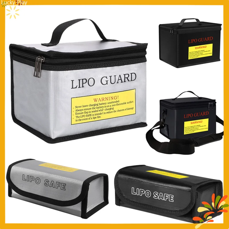 Lipo Guard Safety Bag Fireproof Explosion-Proof Portable Lipo Safety Bag For Rc Fpv Racing Drone Car Battery Safe
