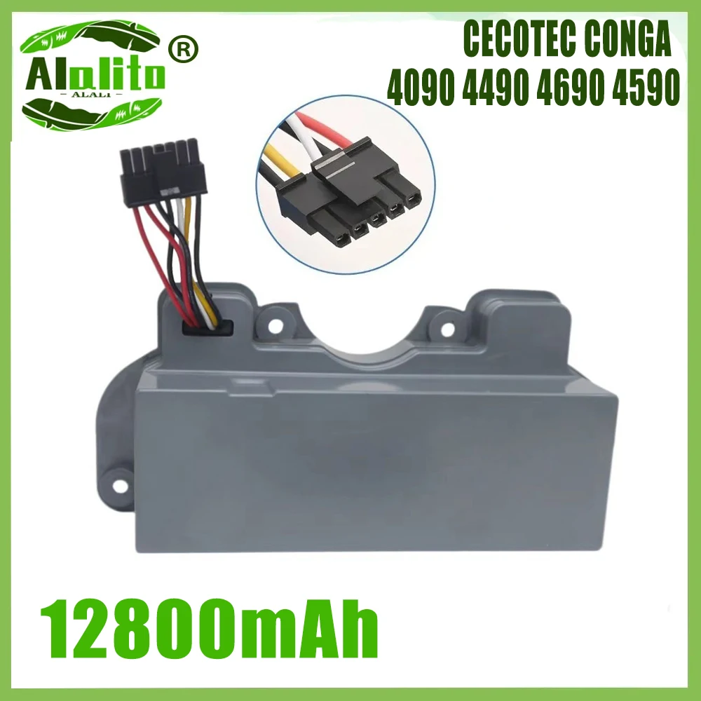 

14.4V 12800mah battery pack perfectly matched for CECOTEC CONGA 4090 4490 4690 4590 robot vacuum cleaner