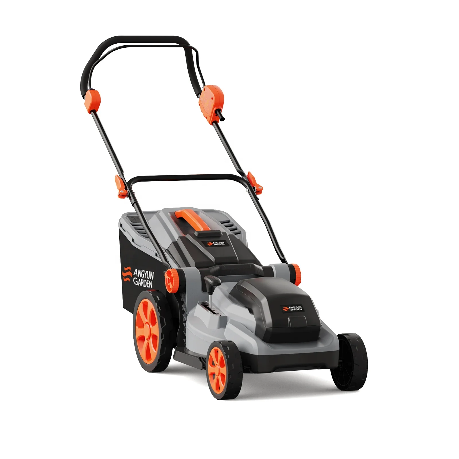 DC Industrial Grade Electric DIY Hand Push Lawn Mower 20+20V Lithium Battery for Grass Cutting Customized OEM Support