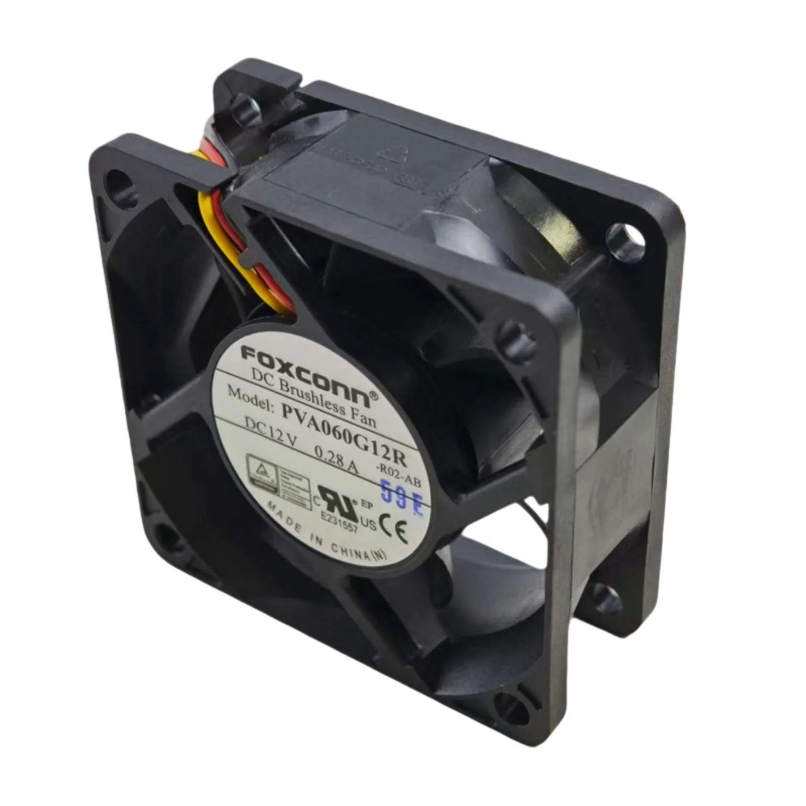 

for Foxconn PVA060G12R 60x60x25mm DC 12V 6025 Cooling Fan, 3-Wire for Power Supply, PC Case, Server, Electronics