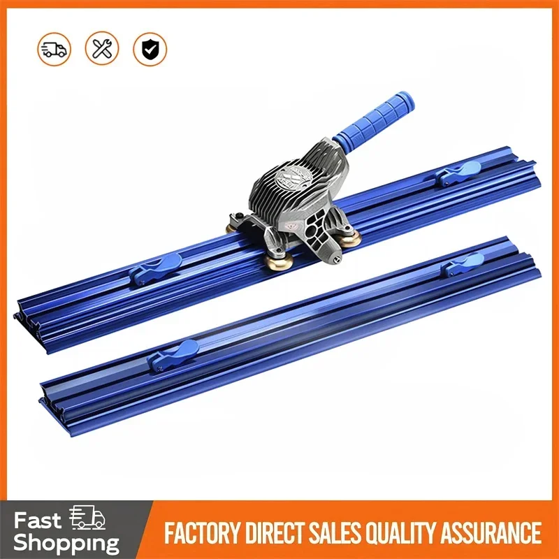 200cm Tile Cutter Can Be Connected To The Track Manual Rock Plate Special Cutting Machine Large Plate Tile Cutting Push Knife fa