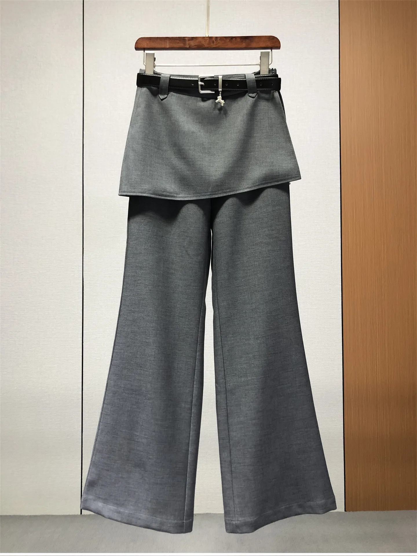 

Женские брюки с поясом нестандартного кроя, весенне-летние, европейские, новые, с легким заужением, для повседневной носки