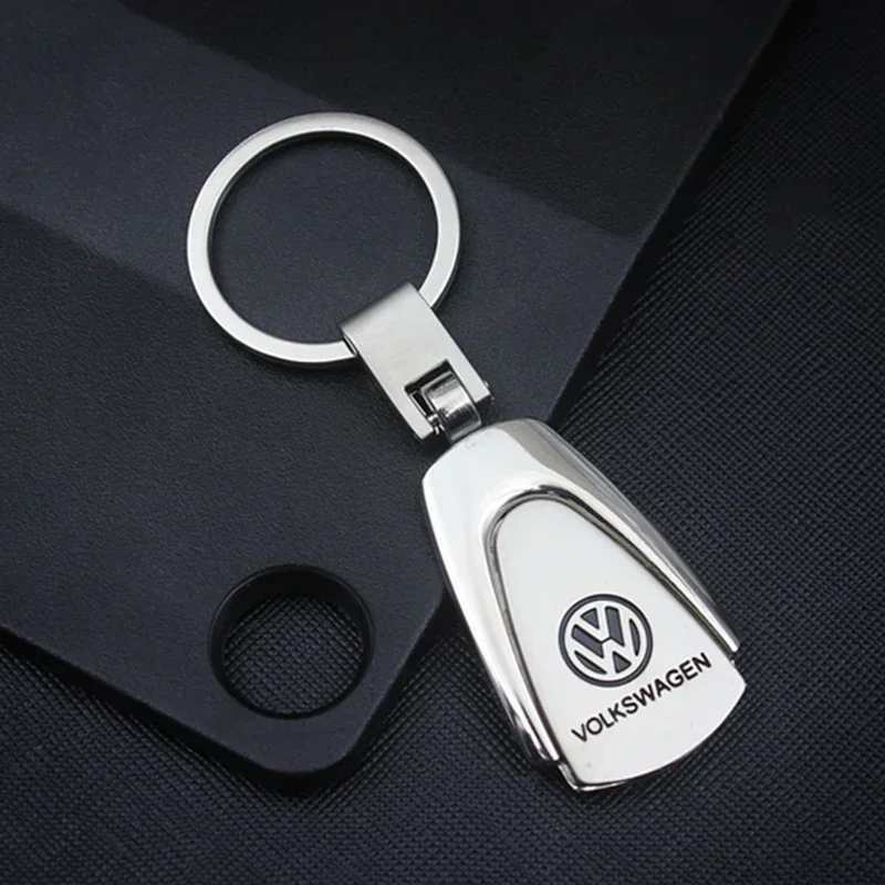 Metal Car Logo Keychain for Volkswagen Golf 7 Passat MK7 MK6 Jetta Touareg Tiguan Polo Lavida Sagitar Scirocco Key Ring Holder