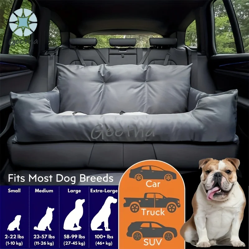 

Luxury Dog Beds Waterproof Dog Car Seat Luxury Pet Car Seat Cat Beds Portable Travel Dog Car Backseat Pet Carrier Bag Pet Beds
