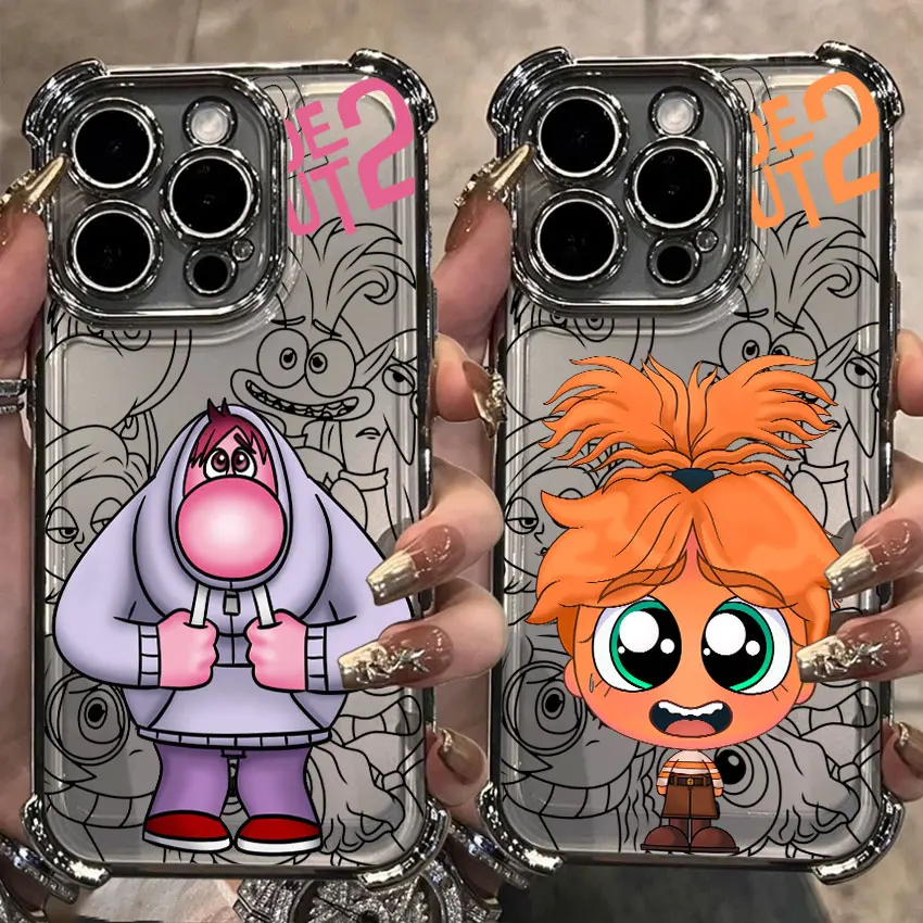 

Insides Out 2 Cartoon For Samsung Galaxy A56 Case A55 A54 A52 A53 5G A36 A34 A35 A33 A50 A73 A26 A25 A16 A06 Silver Phone Cover