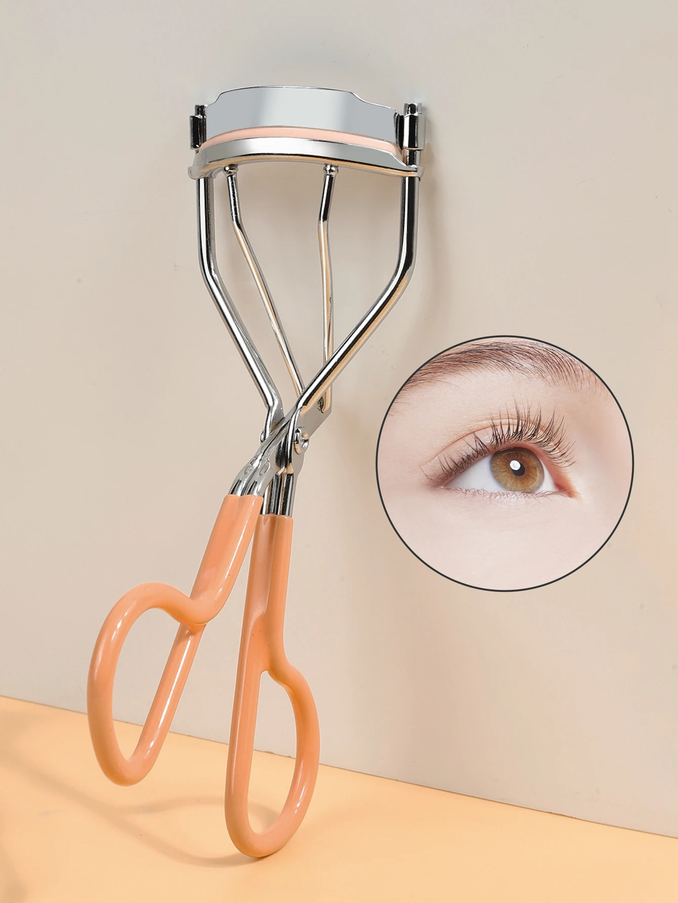 1PC Lady Professional Stainless Steel Eyelash Curler with Comb Tweezers Curling Eyelash Clip Cosmetic Eye Makeup Beauty Tools