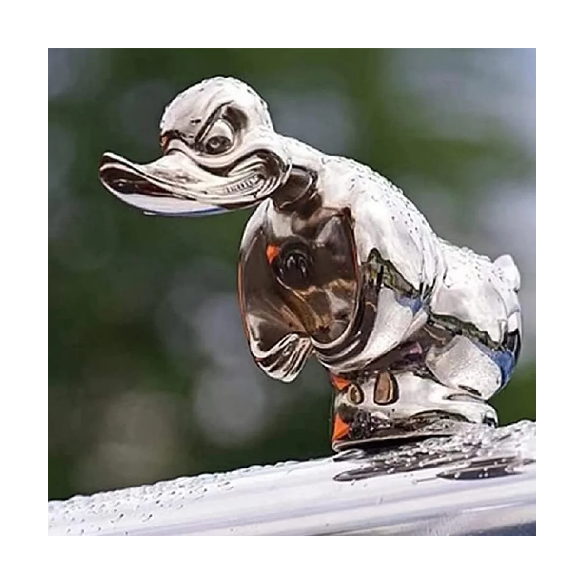 화난 고무 오리 후드 장식, 셀프 접착 3D 재미있는 자동차 보넷 장식 액세서리, 바 펍 클럽