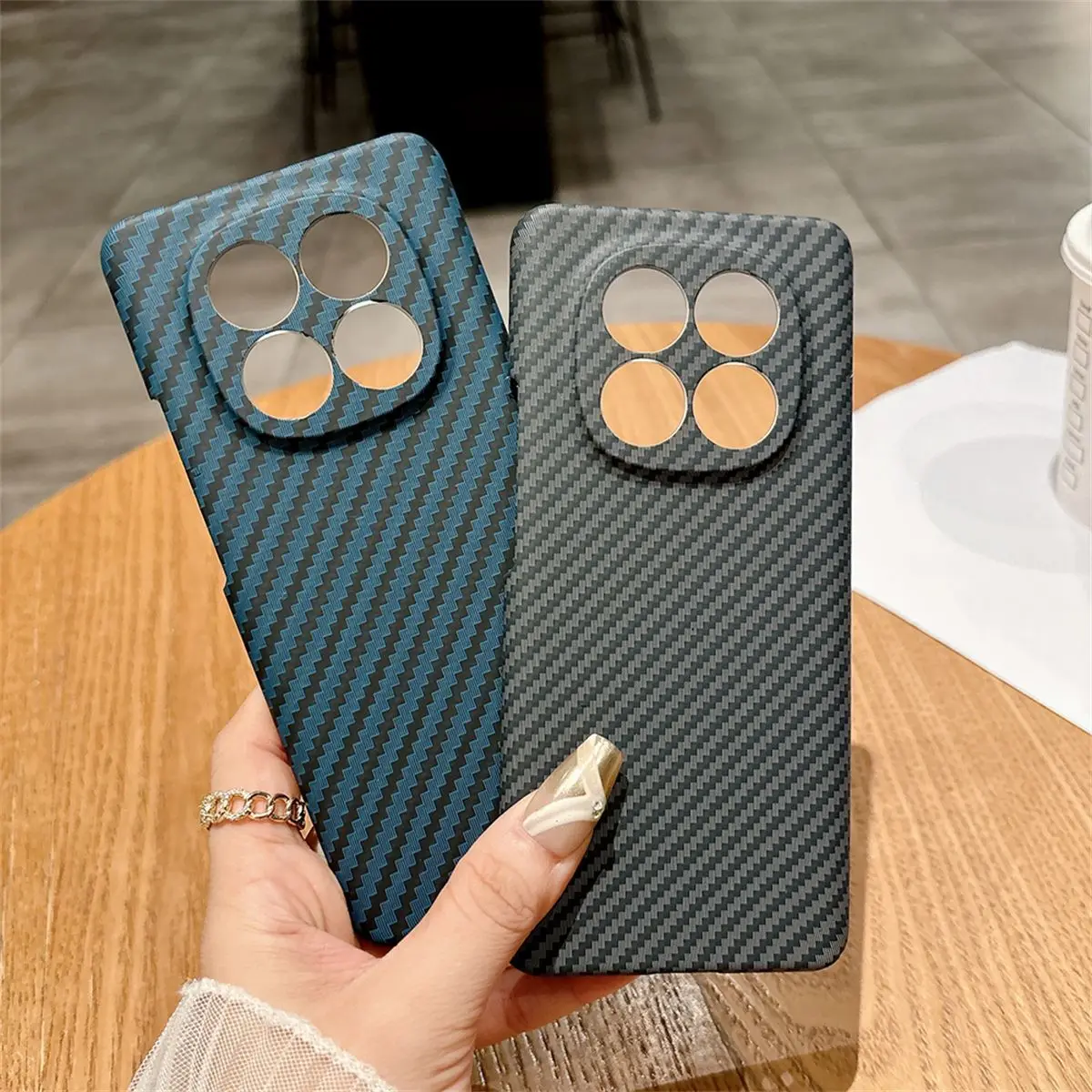 For Redmi Note 15 14 Pro Plus Case Carbon Fiber Texture Ultra-thin PC Anti-drop Cover For Note 15 14 PRO 5G Shockproof Funda