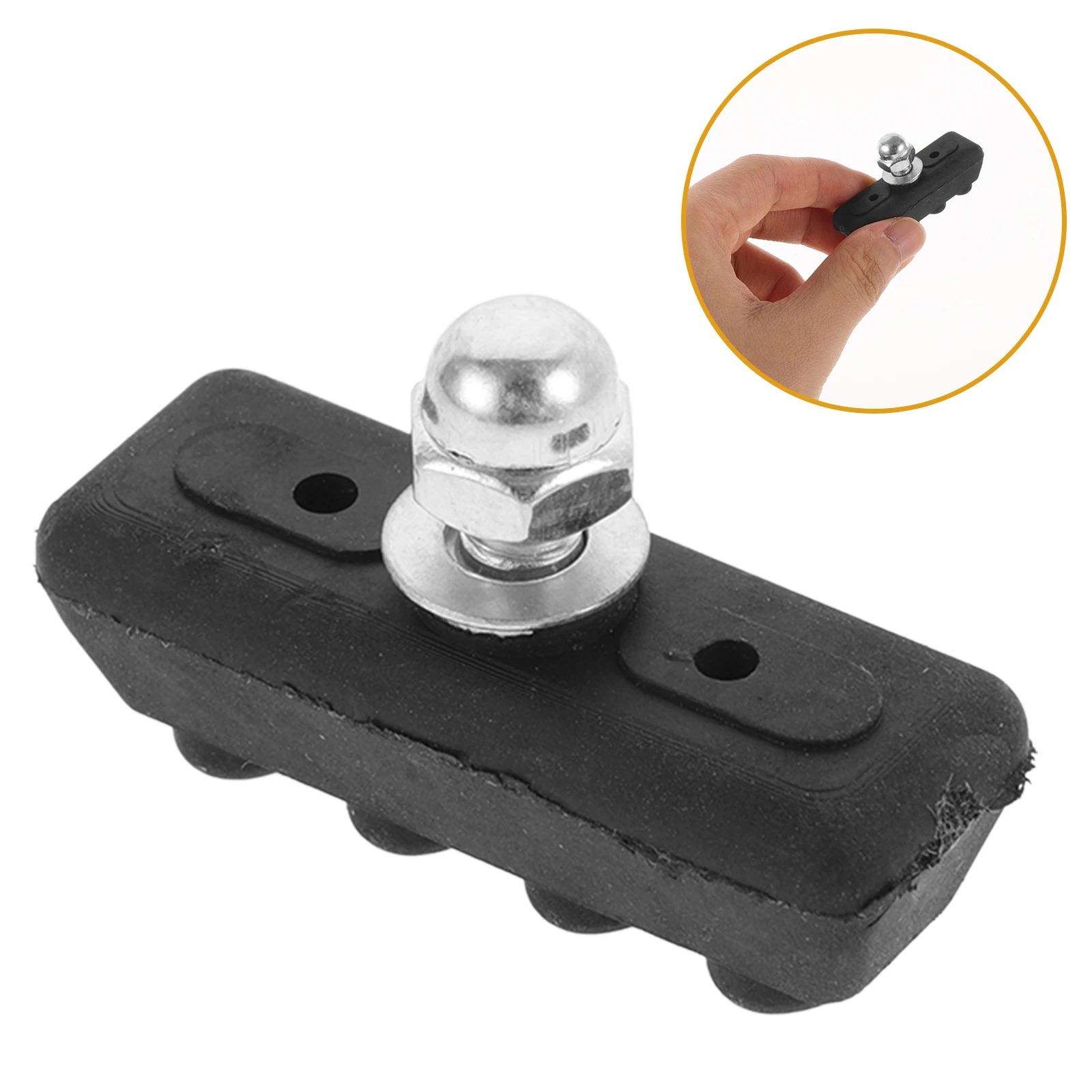 

4pcs Bicycle Pad Replacement Mountain Bike Pads Road Electric Bike Brake Parts Wear Resistant Heat Resistant Easy Install Long