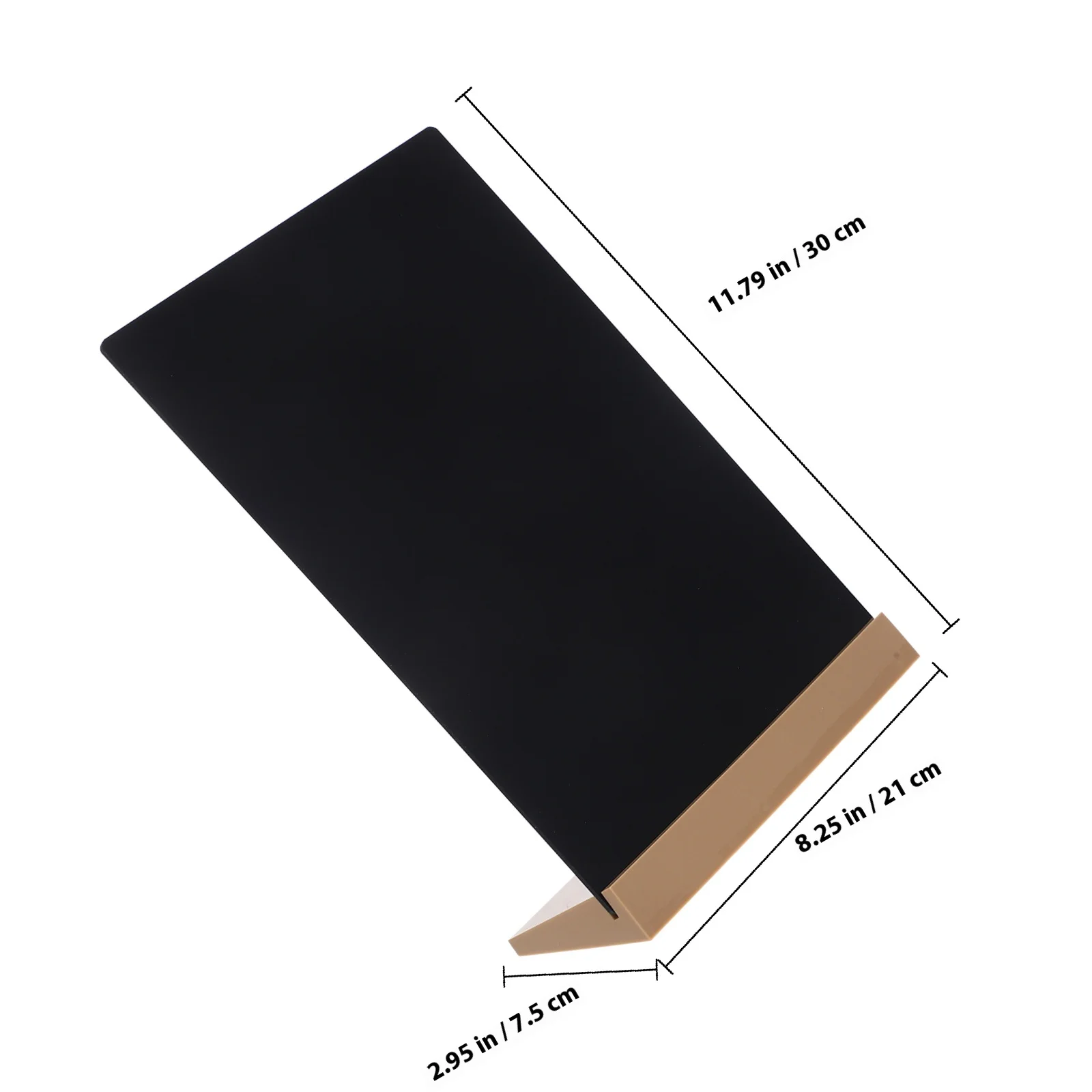 Simple Desktop Chalkboard Decor Small Blackboard Sign for Tabletop Use in Restaurants Weddings and More Black Board for Writing