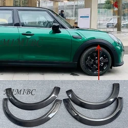 FOR BMW Mini F56 F55 Cooper S 2014-2021 4PCS Car Real Carbon Fiber Wheel Eyebrow Eyelids Fender Arches Flares Trim Cover Sticker
