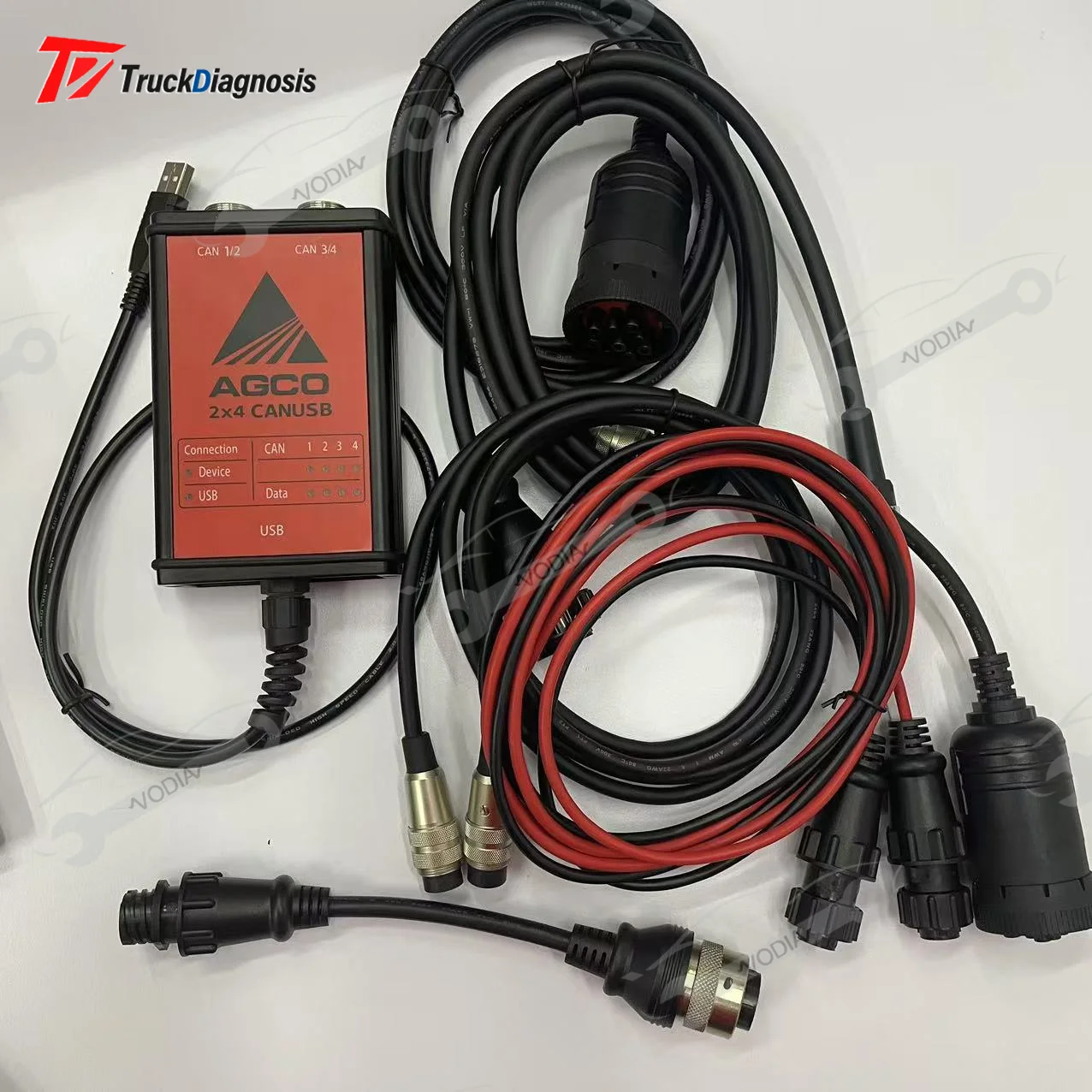 for AGCO Diagnostic kit FOR AGCO CANBUS FENDT FenDias Massey Ferguson FOR AGCO SISU Power WinEEM4 Service Tool with key dongle