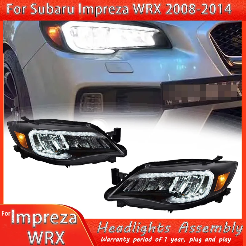 

Передние фары DRL дальнего ближнего света в сборе для Subaru WRX 2015 2016 2017 2018 2019 2020 2021, автомобильные аксессуары