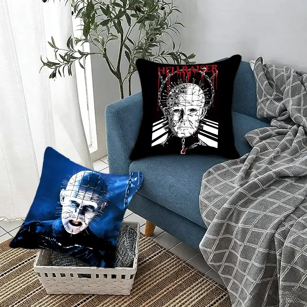 Horror movie Hellraiser Cushion Cover Fluffy velvet Nordic style plush Living room sofa decorative