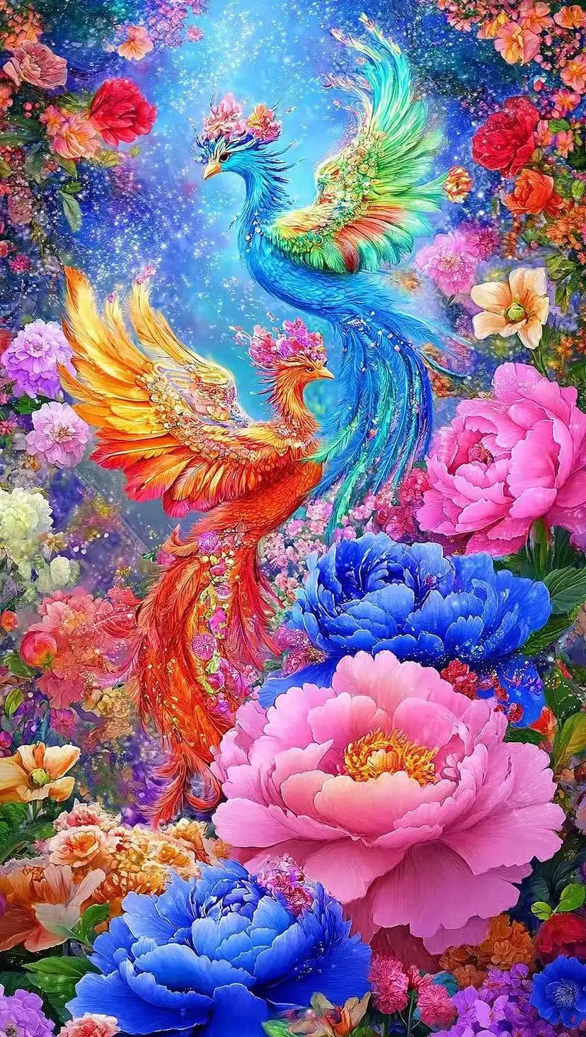 9Ct 120X75Cm Flower… - image