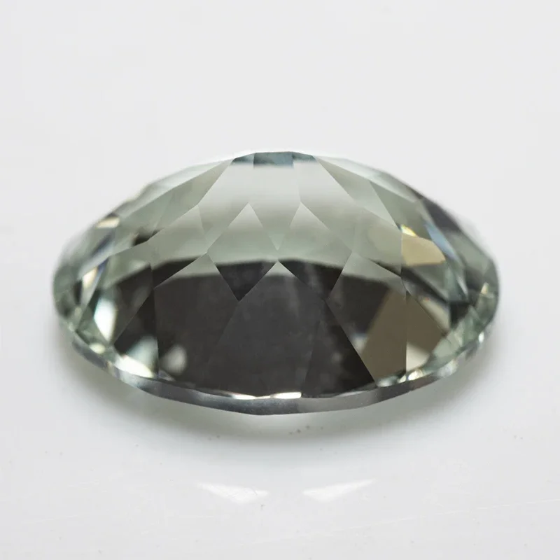 Lab Grown Sapphire Selectable AGL Certificate VVS1 Oval Cut Green Bule Color Charm Diy Advanced Jewelry Making Materials