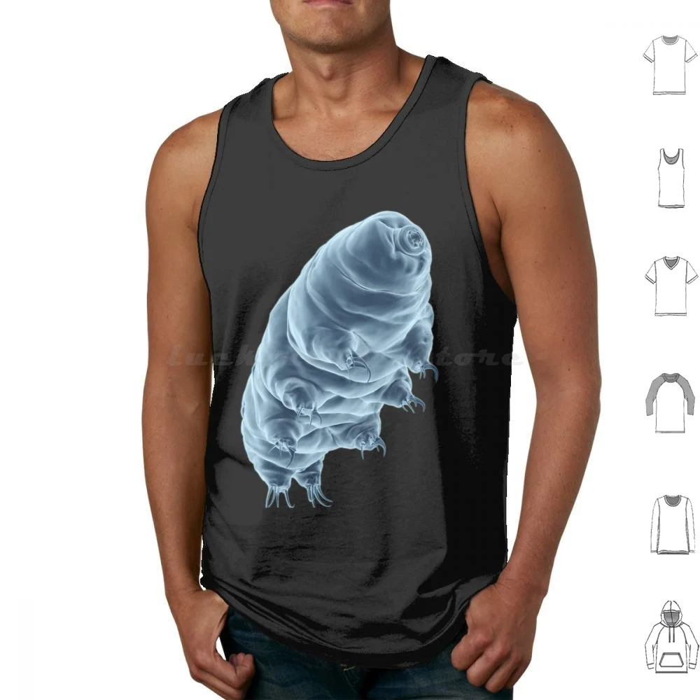 Tardigrade Tank Tops Vest Sleeveless Tardigrade Electron Microscope Bulbous John Stoner