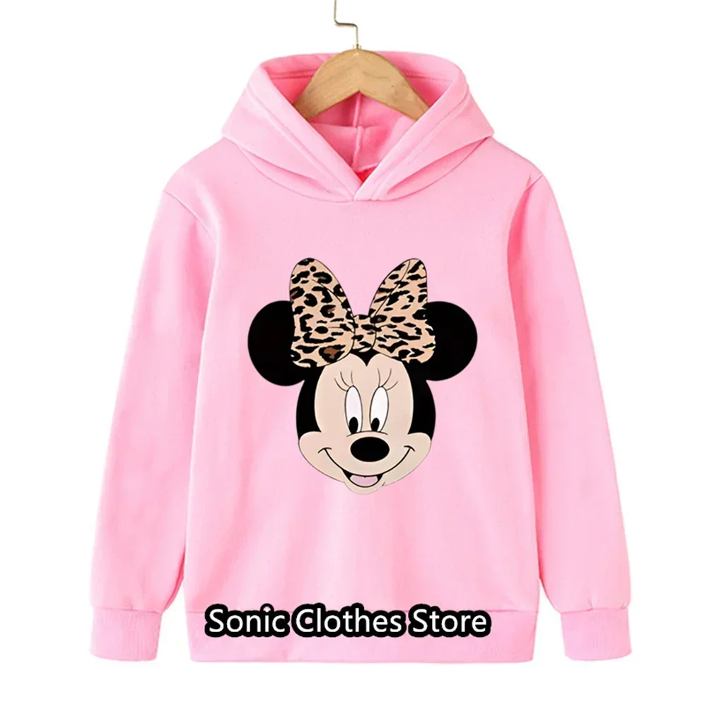 Hot Anime Sonic Hoodie Kids Kawaii Y2K Cute Manga Mickey Minnie Mouse Hoodie Clothes Kid Girl Boy Sweatshirt Hoody Baby Pullover