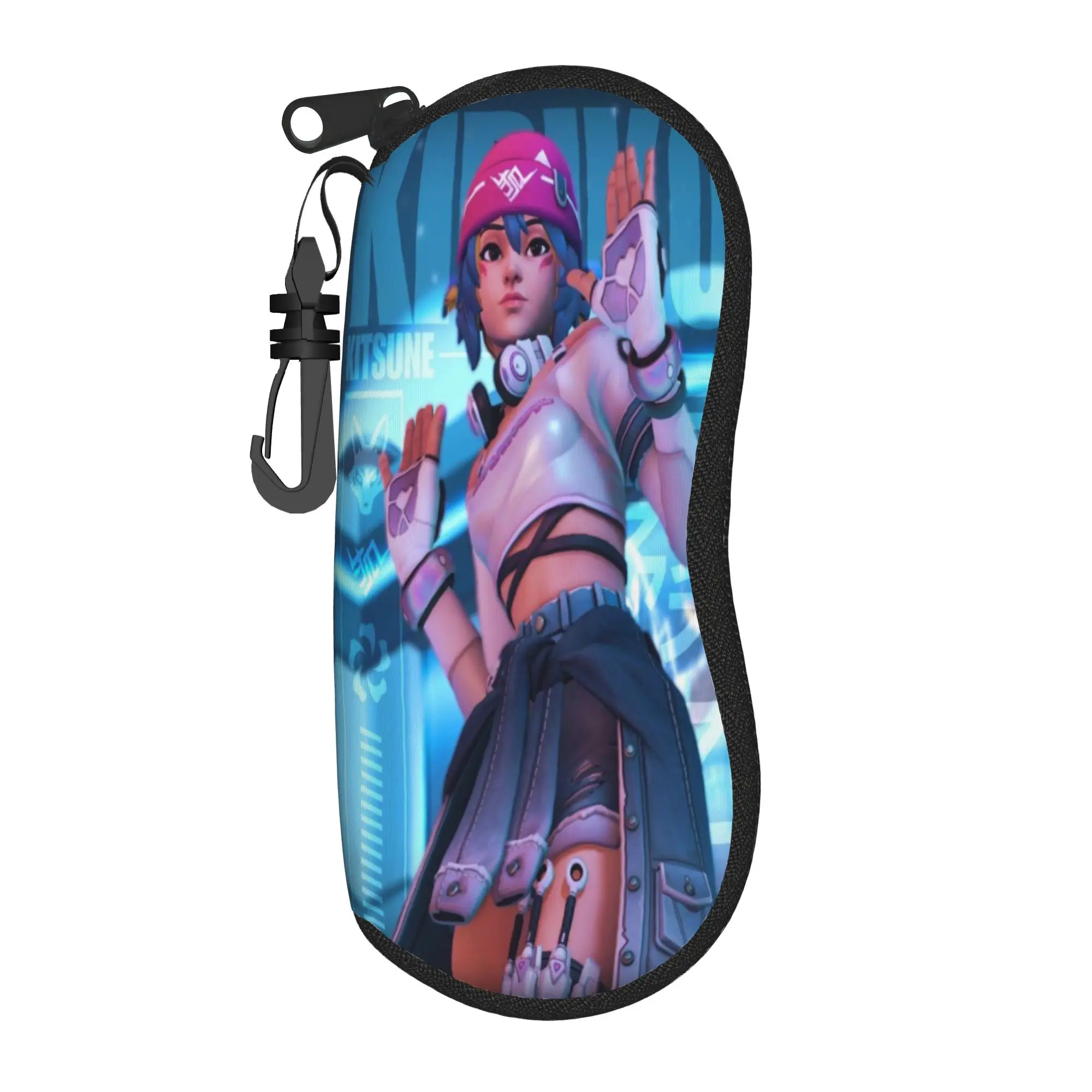 Cute  Kiriko Overwatch Video Game Glasses Case Waterproof Box  Sunglasses Storage Box Ins Style Glasses Box