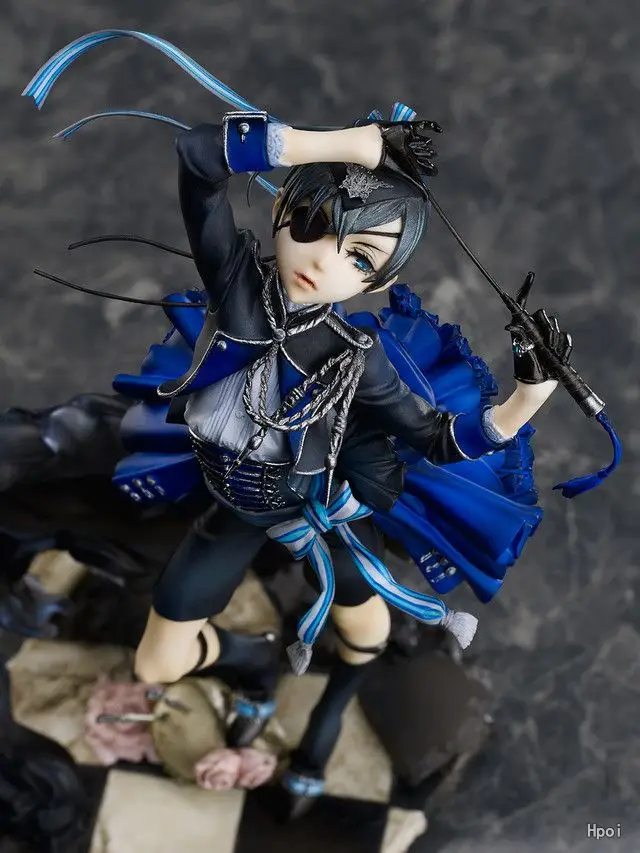 100% Original: Anime Black Butler Ciel Phantomhive 22cm PVC Action Figure Anime Figure Model Toys Figure Collection Doll Gift