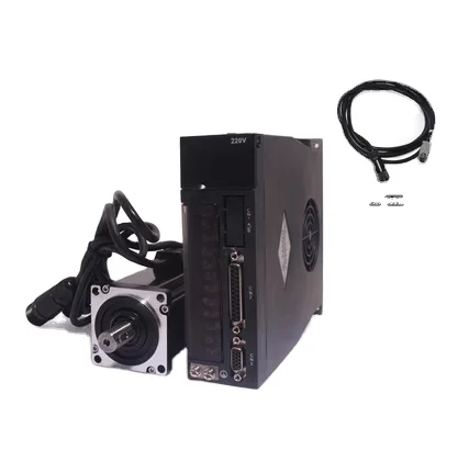 

80ST-M01330 AC servo motor driver set 400W 1.27N 3000 high-speed servo motor 220v