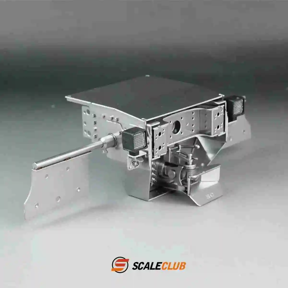 SCALECLUB Model Heavy Traction Truck Metal Tail Boom Upgrade Parts ZTWL-MNSC-1 for Tamiya LESU RC 1/14 Tractor Truck
