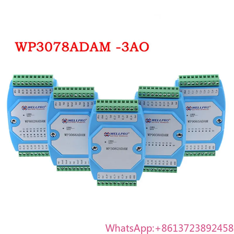 

4-20mA Analog Output Module/ 3 Channel Current Output Module MODBUS Communication 3AO