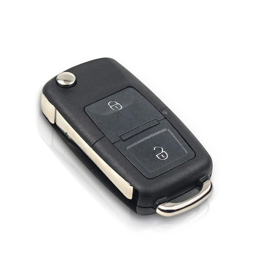 KEYYOU 2 Buttons Car Remote Key 1J0959753AG 5FA008399-00 for Seat Arosa Cordoba Ibiza Leon Toledo Vario 2002 - 2009 ID48 Chip