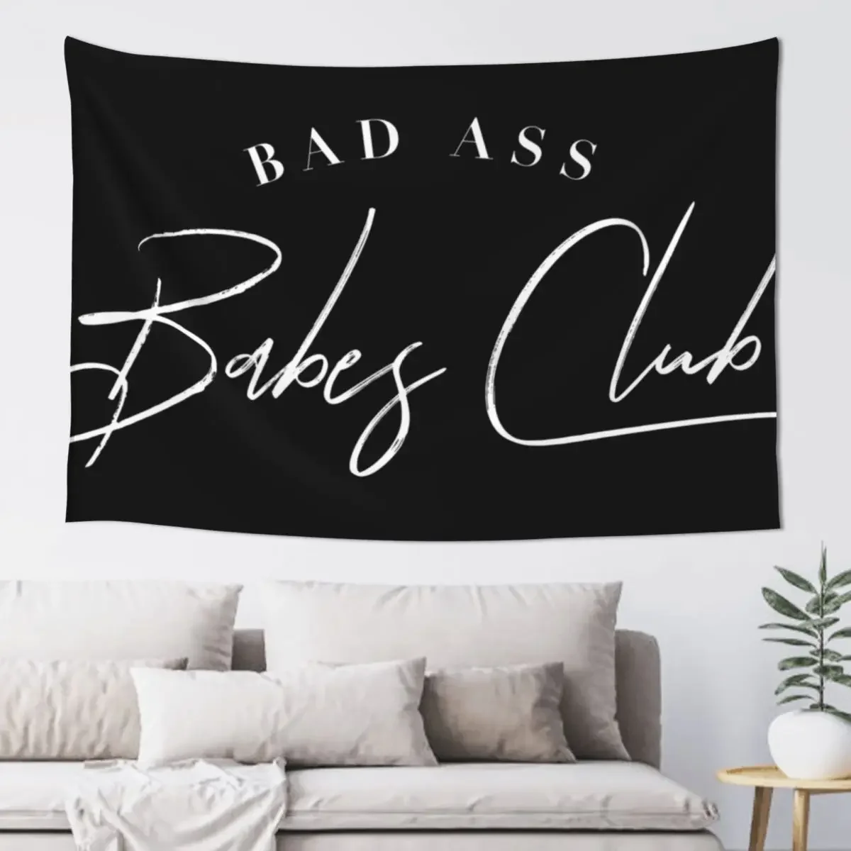 bad ass babes club Tapestry Bedrooms Decorations Home Decorations Aesthetic Tapestry