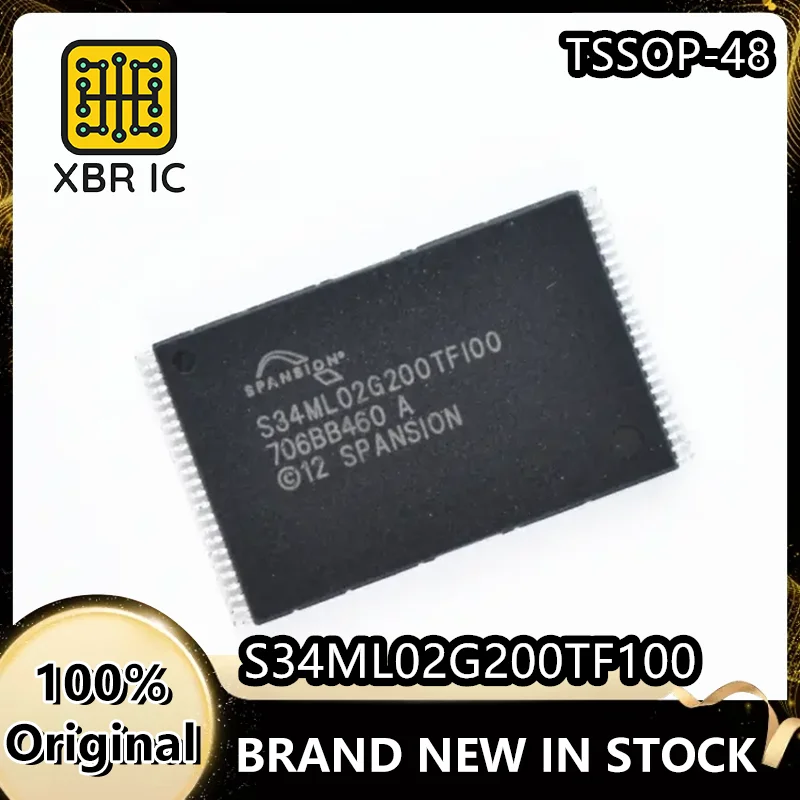 

(10/30 pieces) S34ML02G200TF100 TSOP48 Flash Memory Memory IC Brand new original authentic spot fast delivery