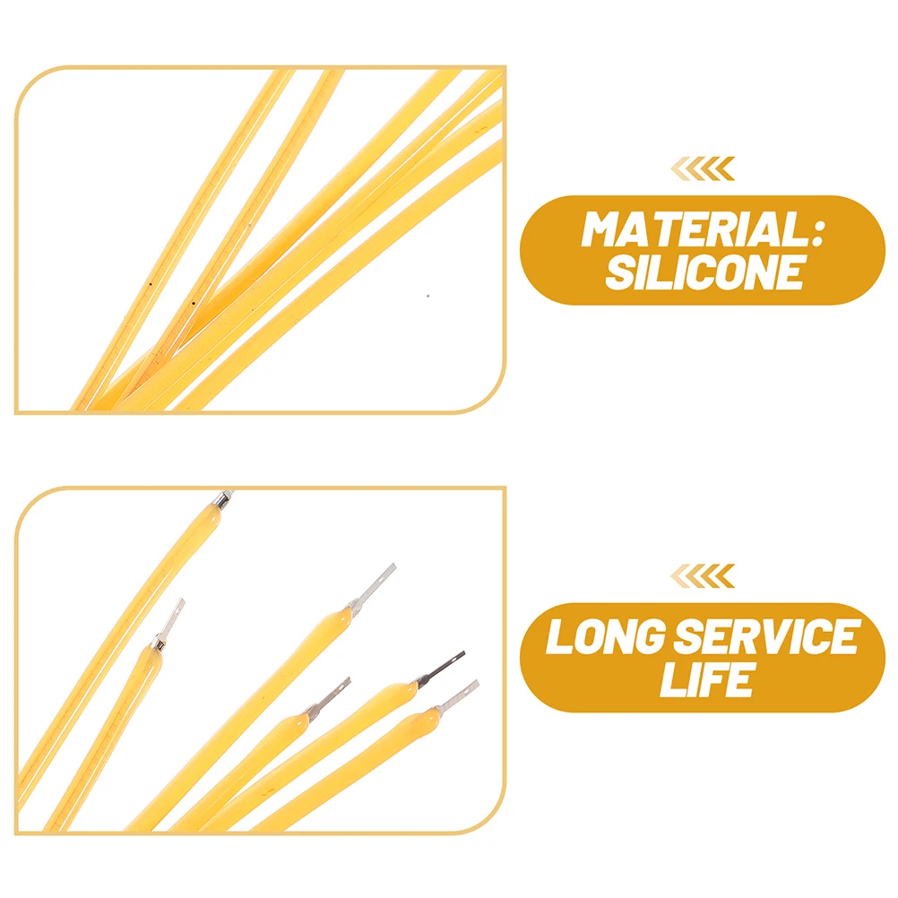 

3Pcs Flexible LED Filament Silicone Diode Bulb Supply for Retro Light Fixtures Indoor Lighting LED Filament Flexible Lamp Parts