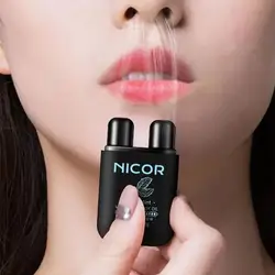 Przenośny inhalator do nosa Mint Energy Oil Bar Double Hole Aromatherapy Nose Stick Boost Energy For Headaches Stuffy Nose