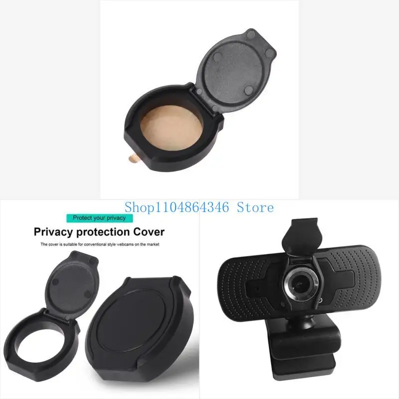 

5asd WebCam Cover Plastic Black Shutter Slider Privacy Camera Cover For Computer Laptops Lens