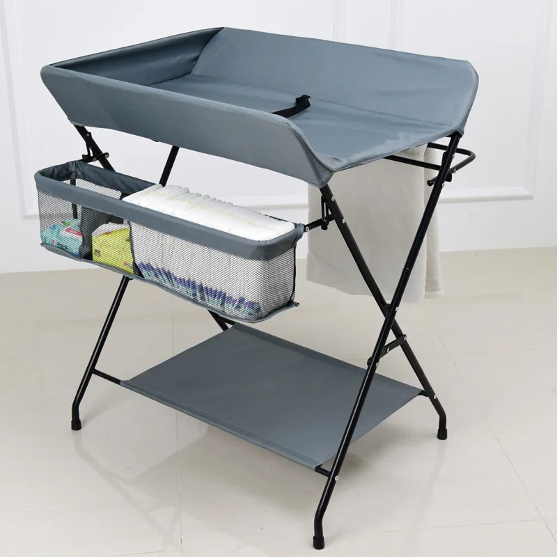 Foldable Portable Baby Diaper Table Newborn Care Table Baby Massage Touch Bath Changing Table