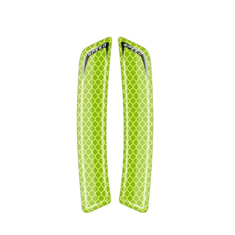  Reflective Tape Adhesive Stickers Safety Warning Sign for Car Motorcycles Bicycles Wheel Hub Decal Warning Decoration 2x
