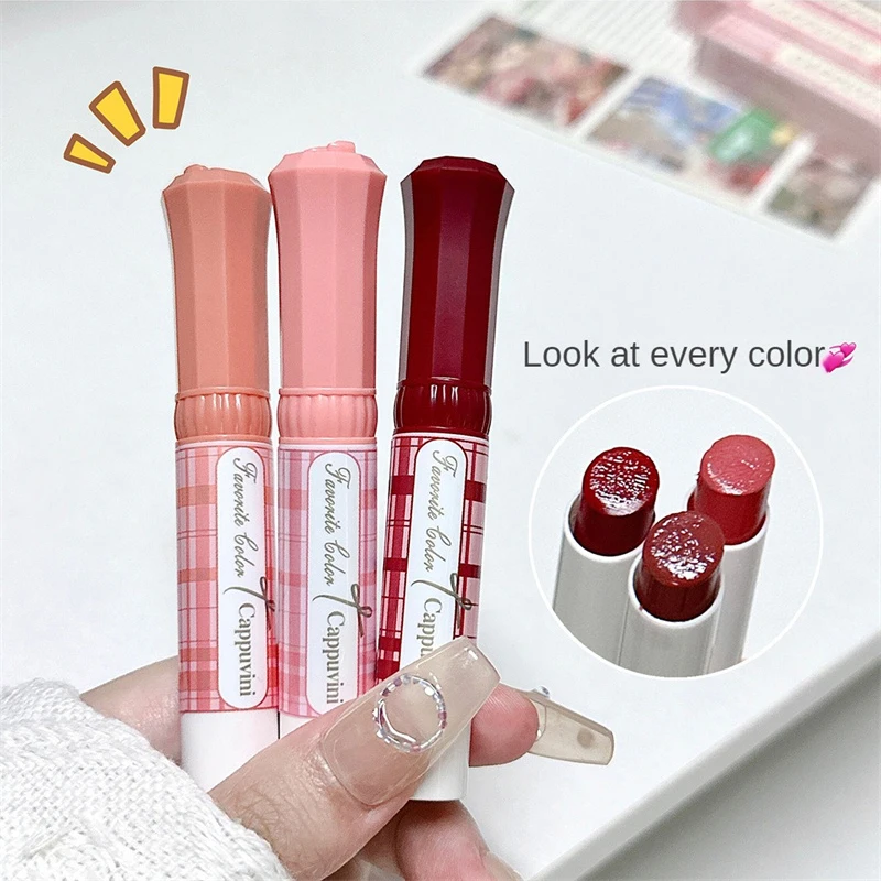 Cute Mirror Water Lip Glaze Waterproof Moisturize Sexy Red Lip Tint Lipstick Makeup Lasting Non-stick Cup Lip Gloss Cosmetic