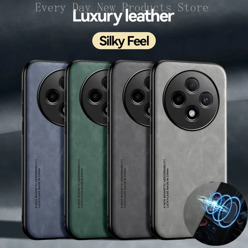 

Skin Feeling Magnetic Case for OPPO Reno 12F 12FS 5G Reno12 F FS Protective Cover Shockproof Coque Funda Capa