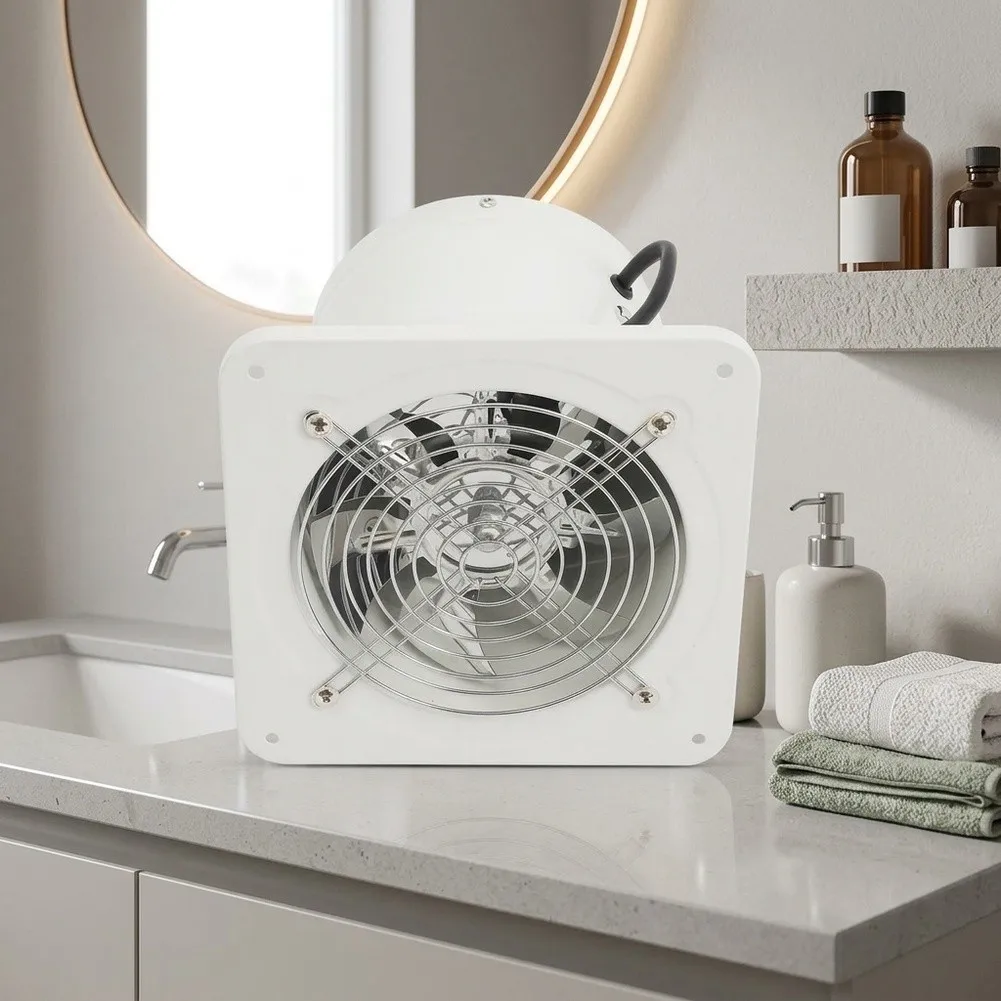 1pc 4-Inch For Exhaust Fan For Kitchen Bathroom Efficient Ventilation For Air Extraction Easy Installation